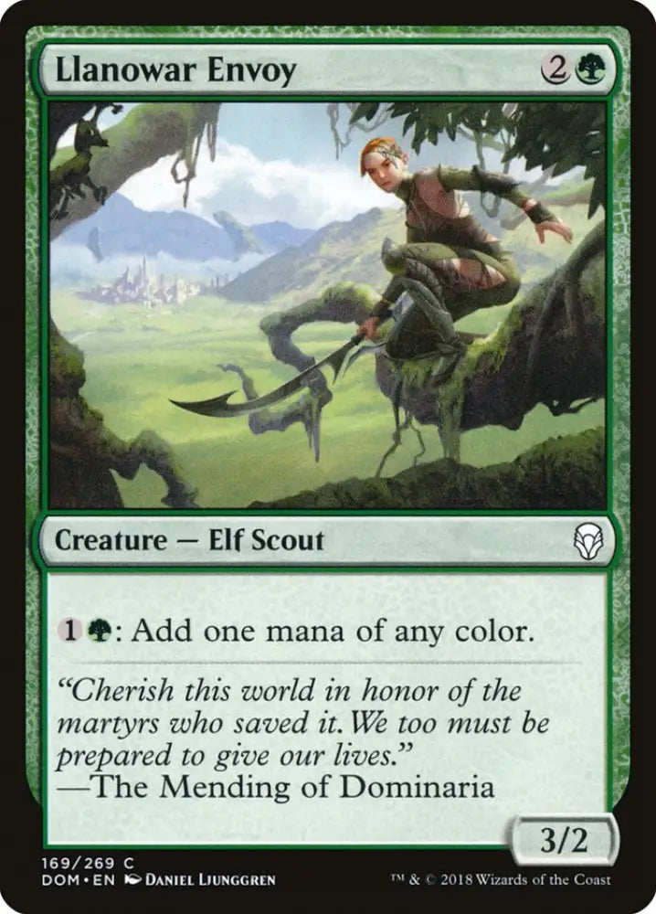 Llanowar Envoy [Dominaria] - MTG Single