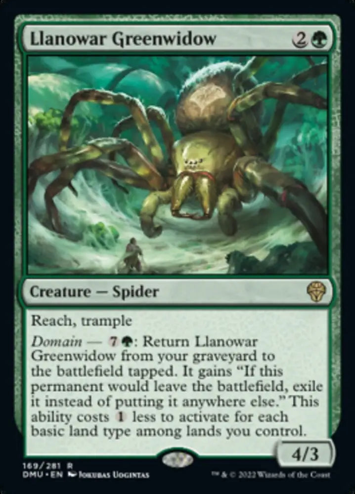 Llanowar Greenwidow [Dominaria United] - MTG Single