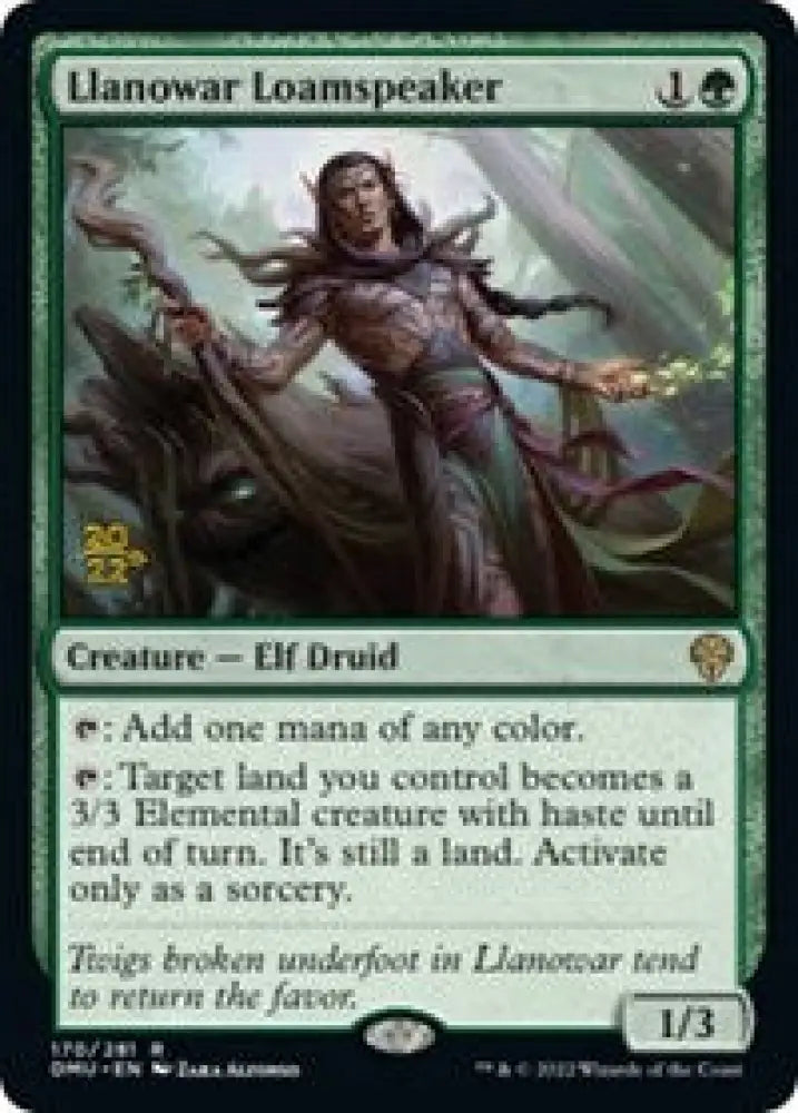 Llanowar Loamspeaker (170) [Prerelease Cards]