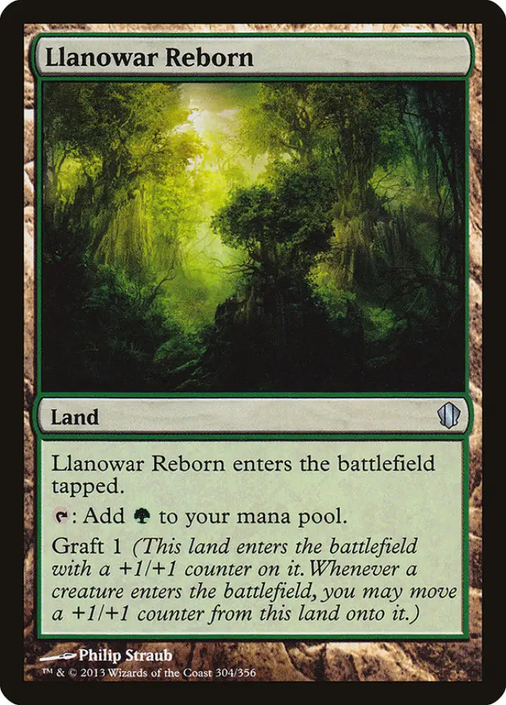 Llanowar Reborn [Commander 2013] - MTG Single