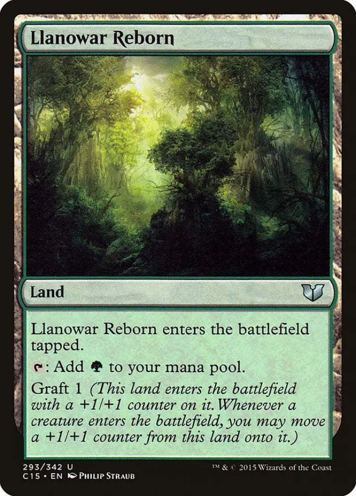Llanowar Reborn [Commander 2015] - MTG Single