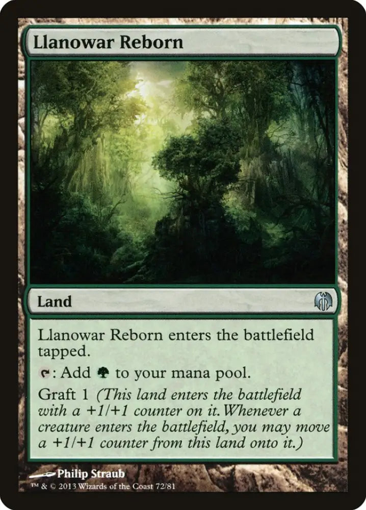 Llanowar Reborn [Duel Decks: Heroes vs. Monsters] - MTG Single