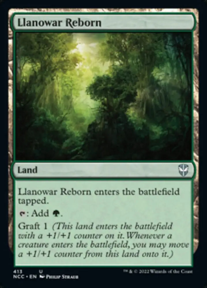 Llanowar Reborn [Streets of New Capenna Commander] - MTG Single