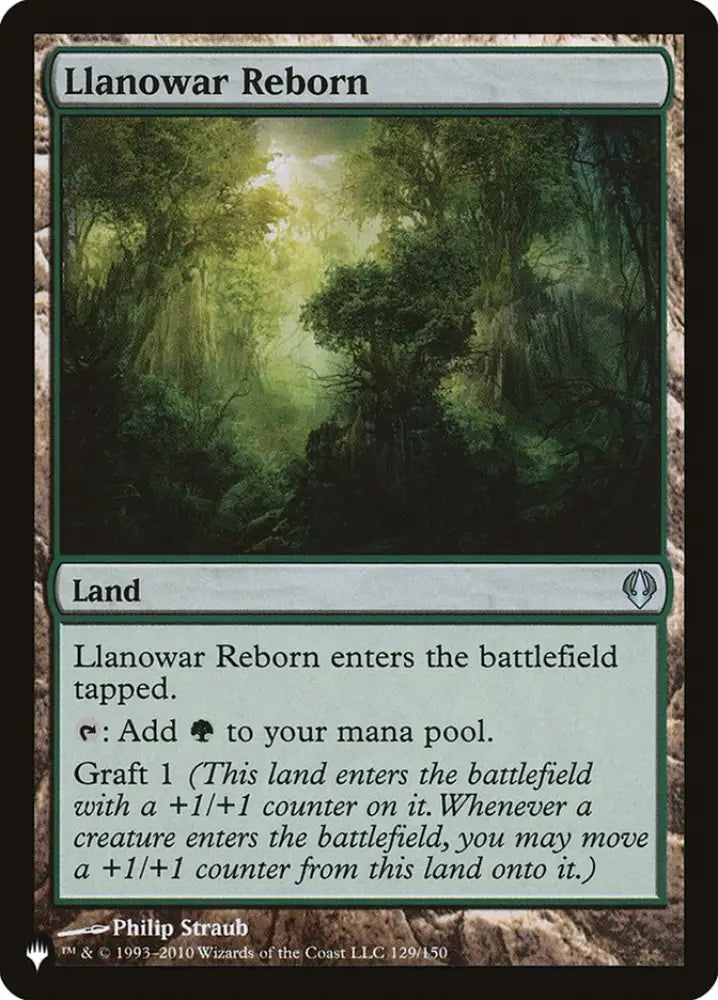 Llanowar Reborn [The List] - MTG Single