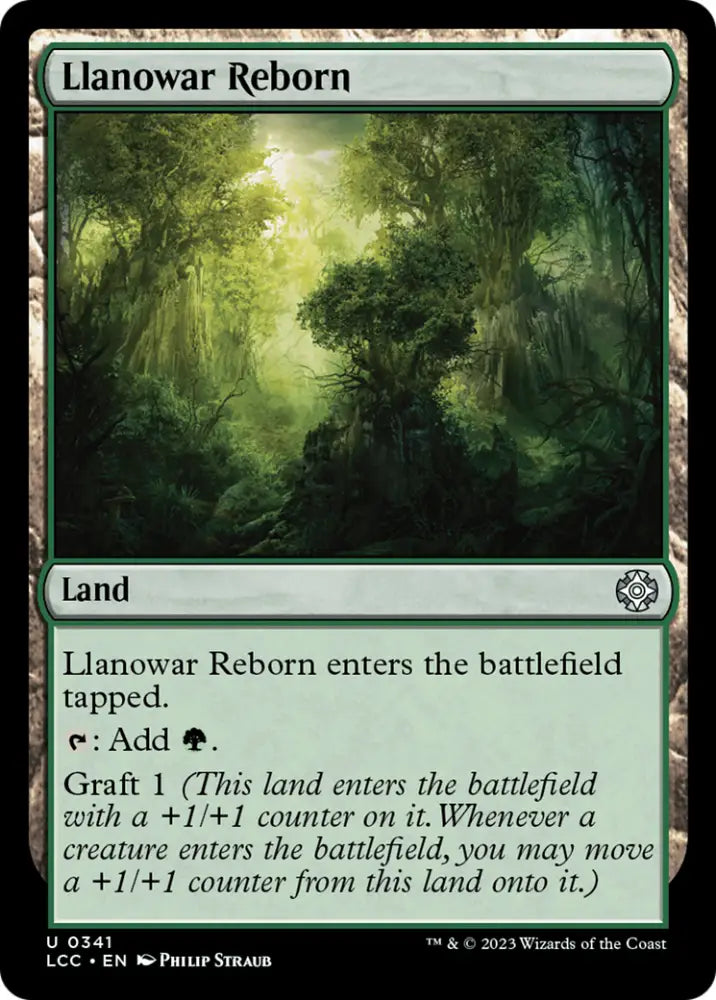 Llanowar Reborn [The Lost Caverns of Ixalan Commander] - MTG Single