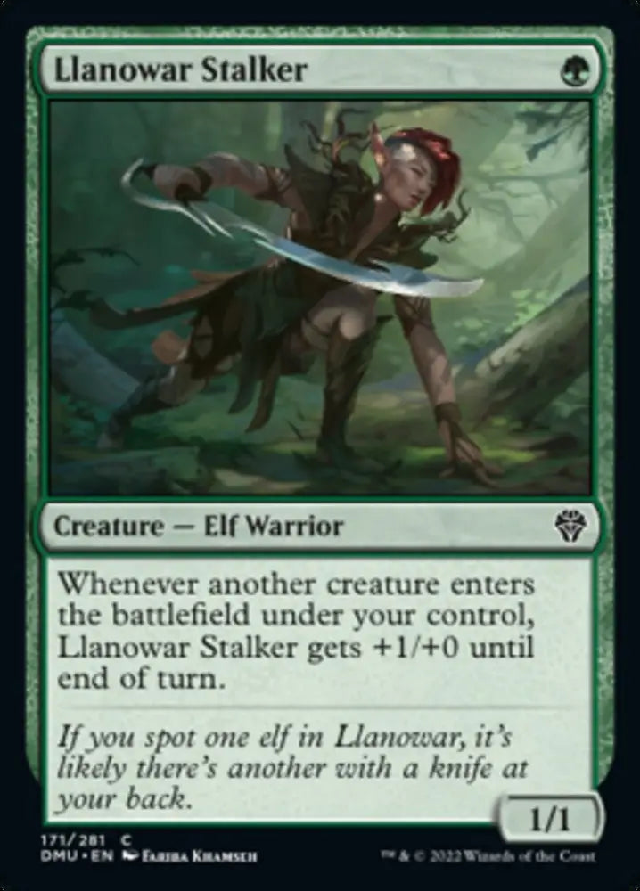 Llanowar Stalker [Dominaria United] - MTG Single