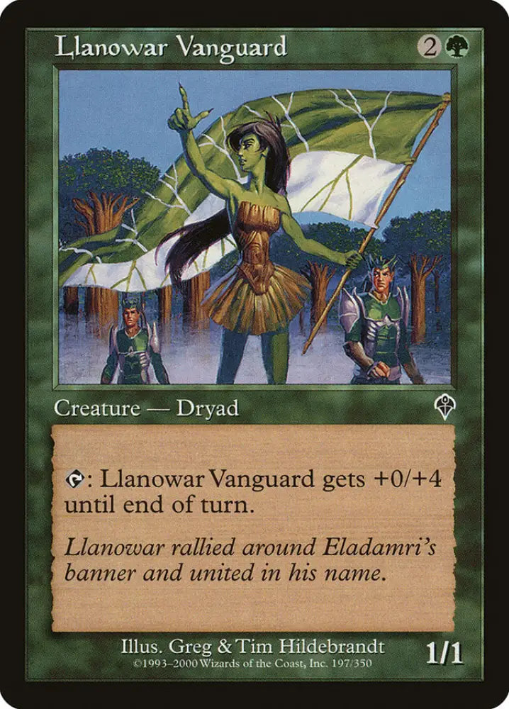 Llanowar Vanguard [Invasion] - MTG Single
