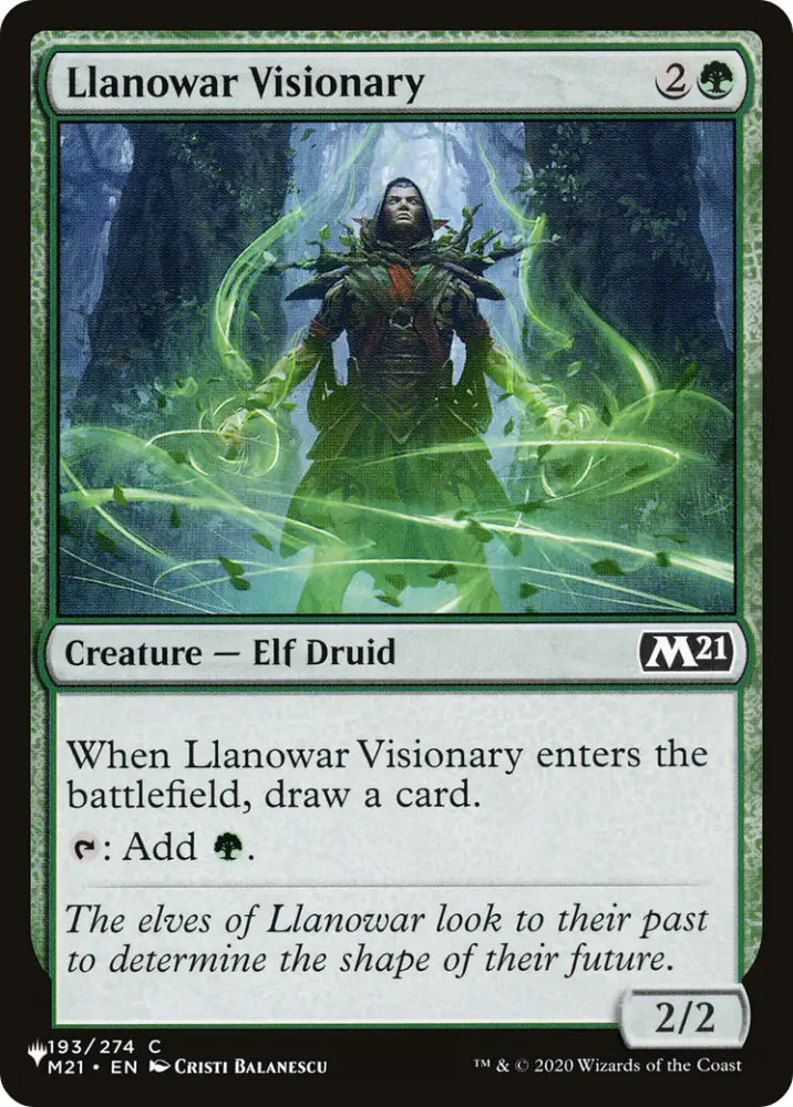 Llanowar Visionary [The List] - MTG Single