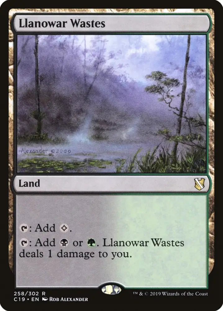 Llanowar Wastes [Commander 2019] - MTG Single