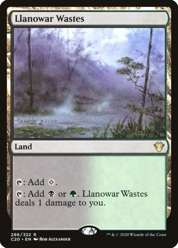 Llanowar Wastes [Commander 2020] - MTG Single