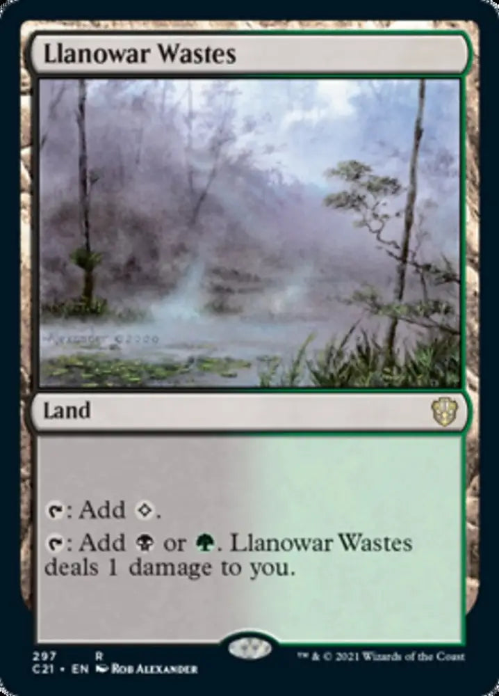 Llanowar Wastes [Commander 2021] - MTG Single