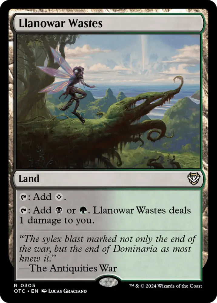 Llanowar Wastes [Outlaws of Thunder Junction Commander] - MTG Single
