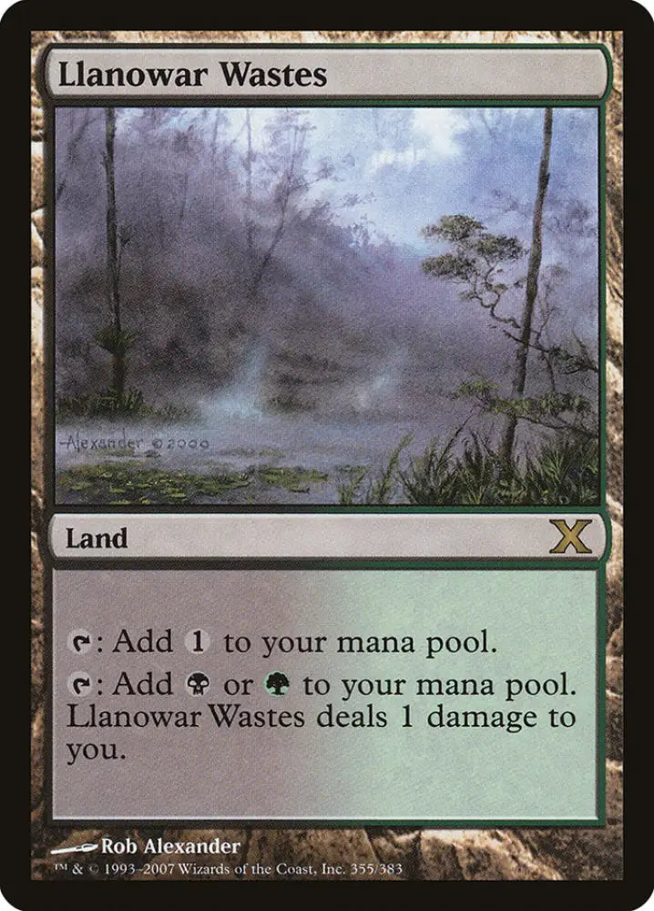 Llanowar Wastes [Tenth Edition] - MTG Single