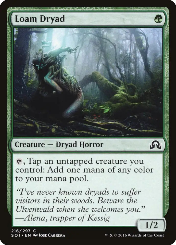 Loam Dryad [Shadows over Innistrad] - MTG Single
