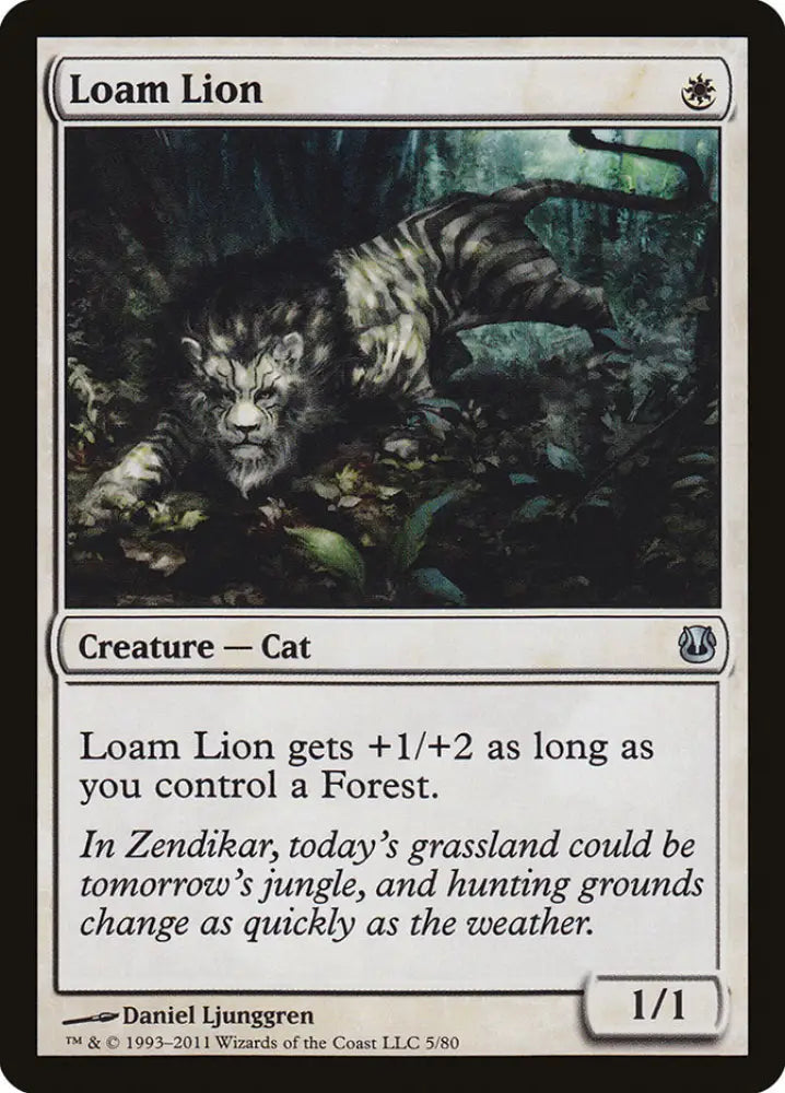 Loam Lion [Duel Decks: Ajani vs. Nicol Bolas] - MTG Single