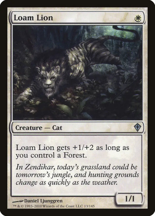 Loam Lion [Worldwake] - MTG Single