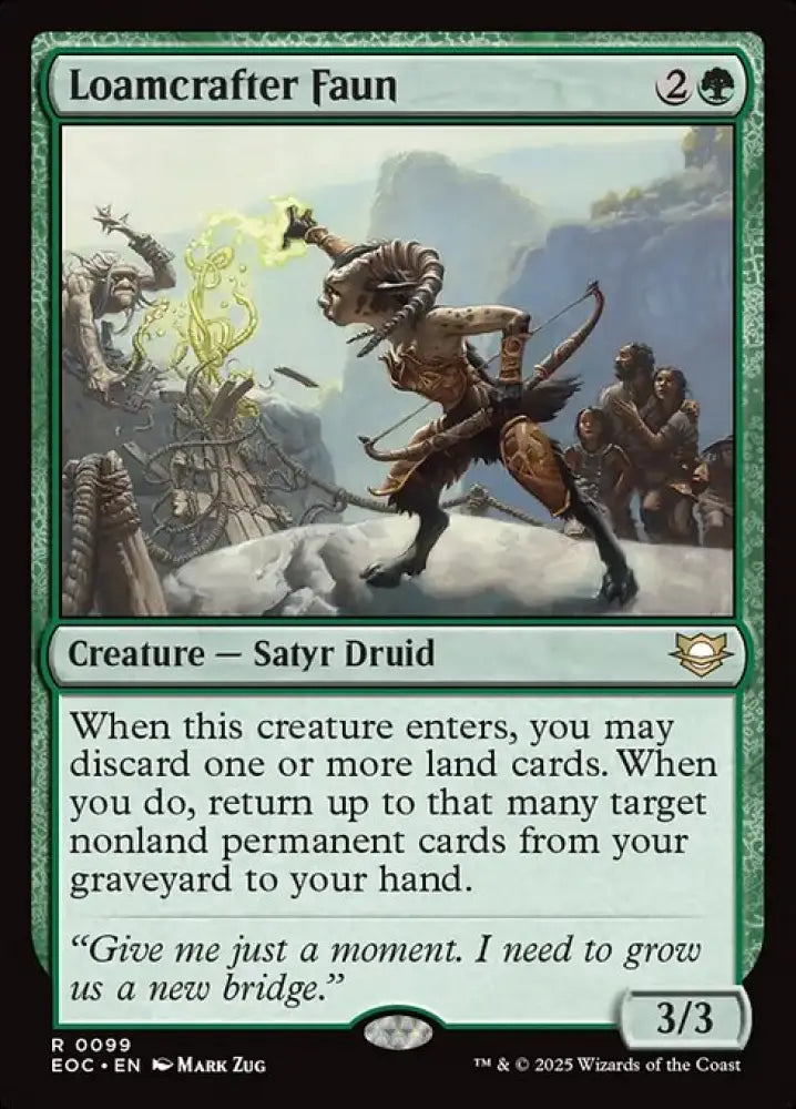 Loamcrafter Faun (99) [Edge of Eternities Commander]