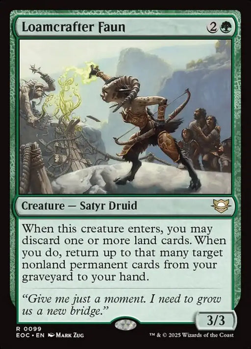 Loamcrafter Faun (99) [Edge of Eternities Commander]