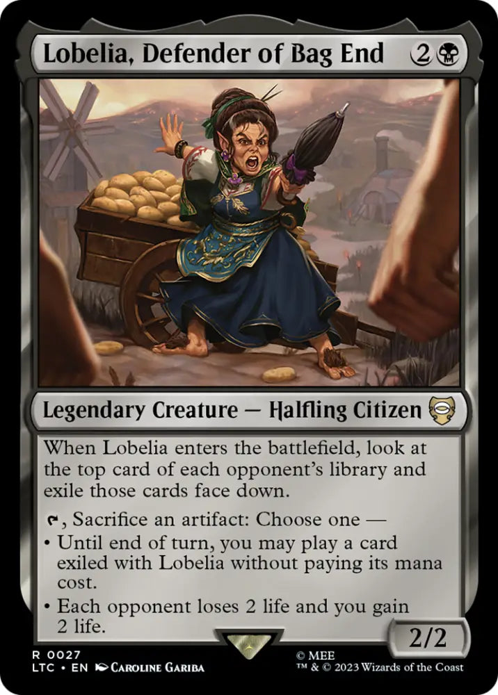 Lobelia Defender of Bag End [The Lord of the Rings: Tales of Middle-Earth Commander] - MTG Single