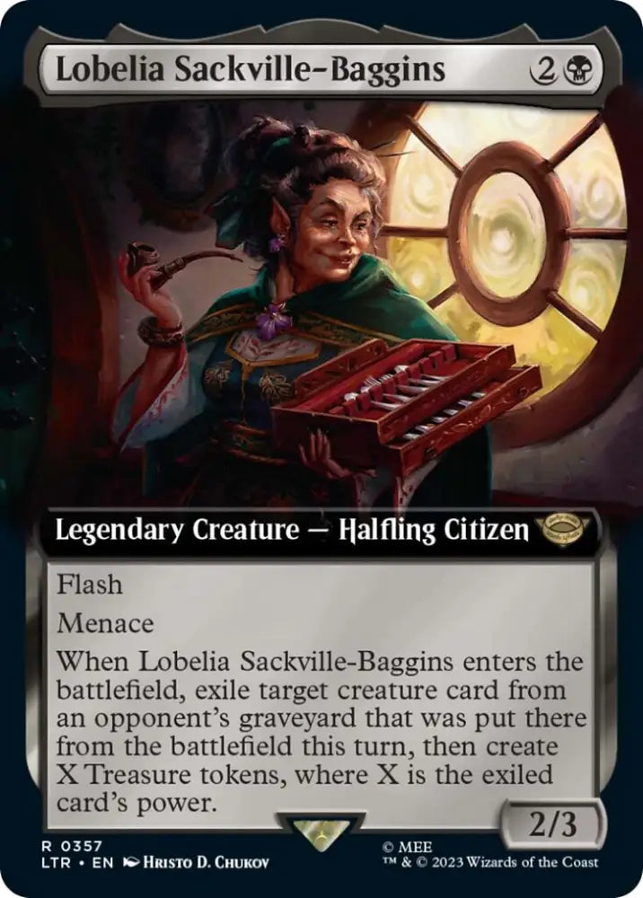 Lobelia Sackville-Baggins (Extended Art) [The Lord of the Rings: Tales of Middle-Earth] - MTG Single