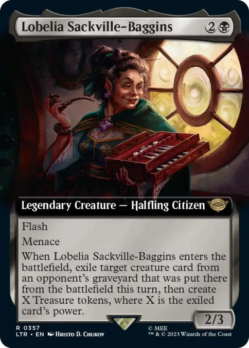 Lobelia Sackville-Baggins (Extended Art) [The Lord of the Rings: Tales of Middle-Earth] - MTG Single