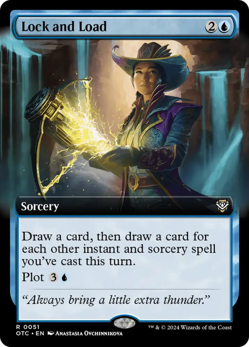Lock and Load (Extended Art) [Outlaws of Thunder Junction Commander] - MTG Single