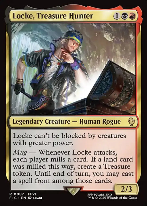 Locke, Treasure Hunter (87) [Final Fantasy Commander]