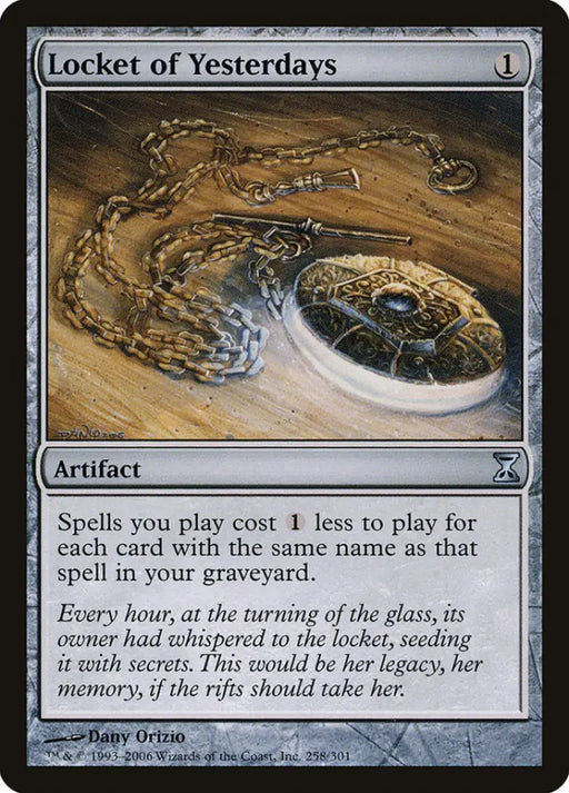 Locket of Yesterdays [Time Spiral] - MTG Single