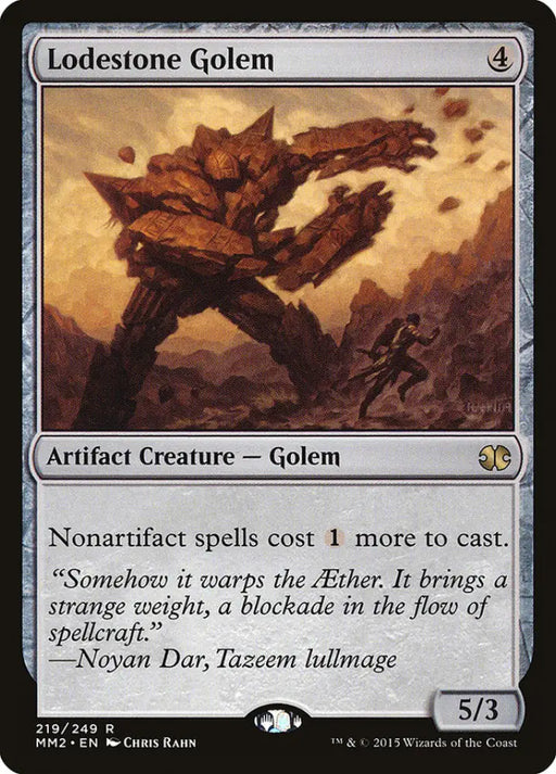 Lodestone Golem [Modern Masters 2015] - MTG Single