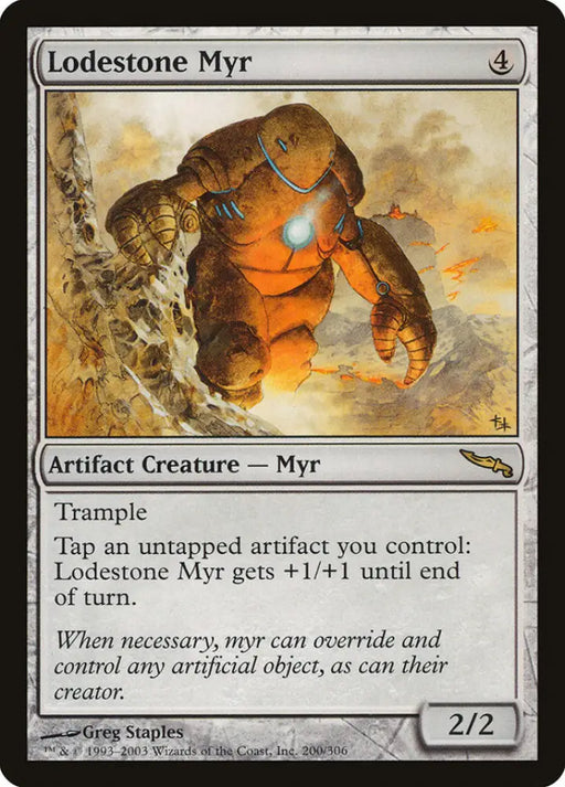 Lodestone Myr [Mirrodin] - MTG Single