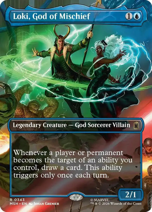 Loki, God of Mischief (Borderless) (343) [Marvel Super Heroes]