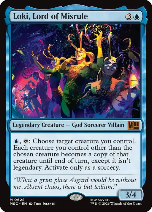 Loki, Lord of Misrule (628) [Marvel Super Heroes Commander]