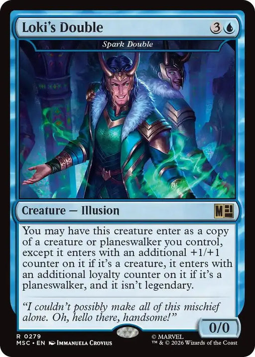 Loki's Double - Spark Double (Surge Foil) (279) [Marvel Super Heroes Commander]