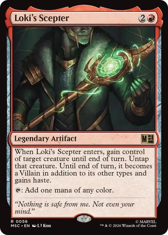 Loki's Scepter (56) [Marvel Super Heroes Commander]