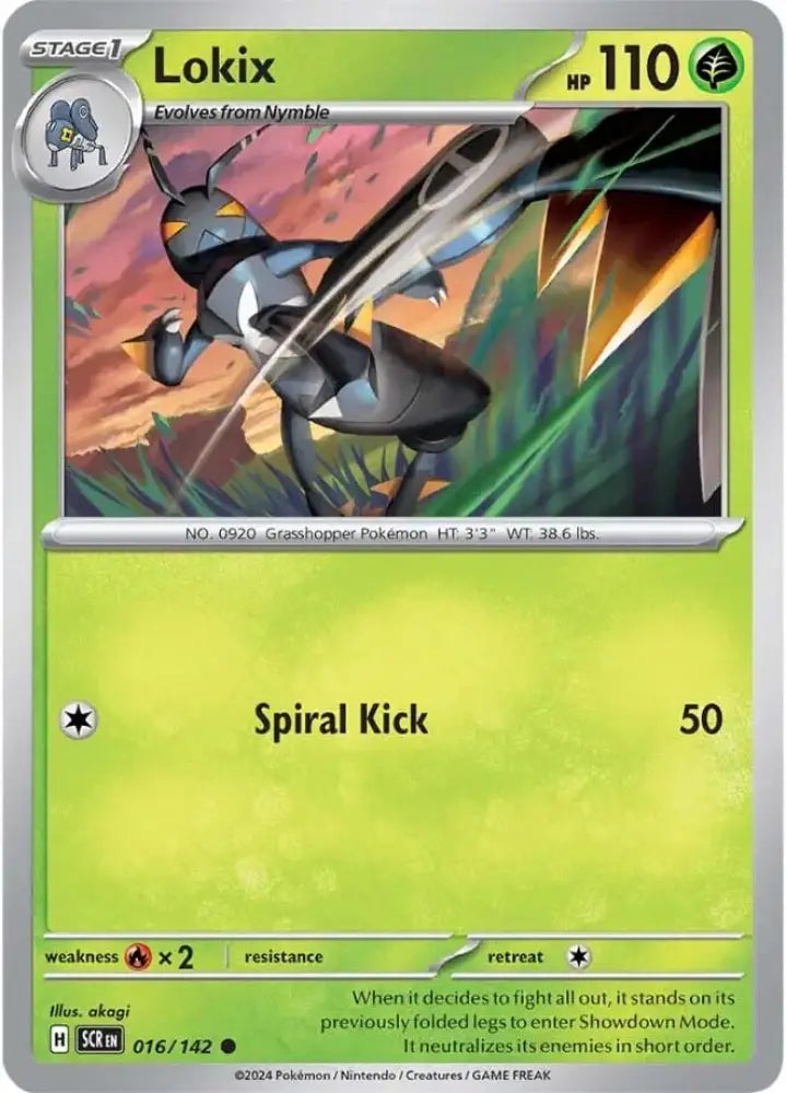 Lokix (016/142) [Scarlet & Violet: Stellar Crown] - Pokemon Single