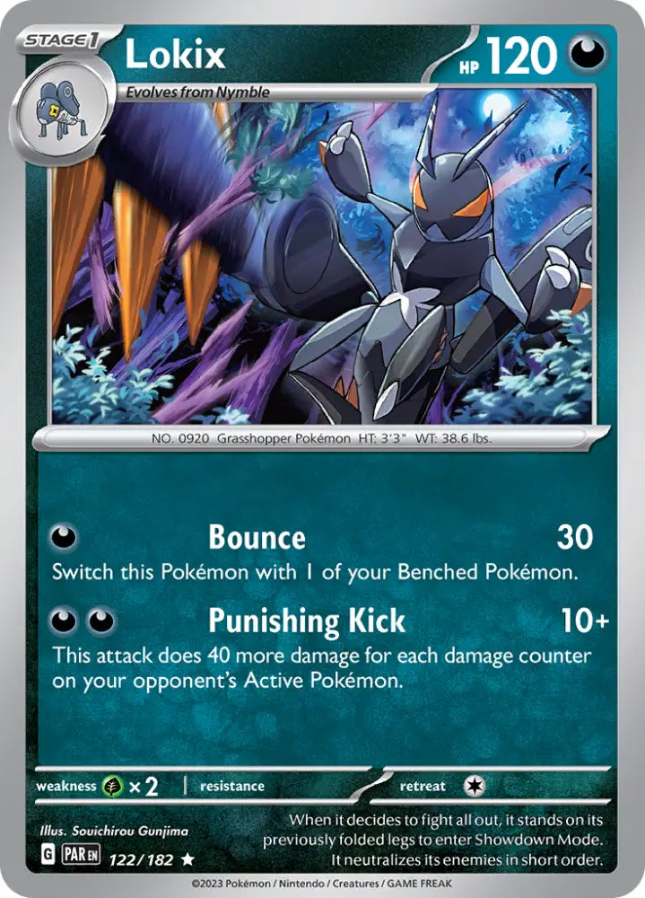 Lokix (122/182) [Scarlet & Violet: Paradox Rift] - Pokemon Single