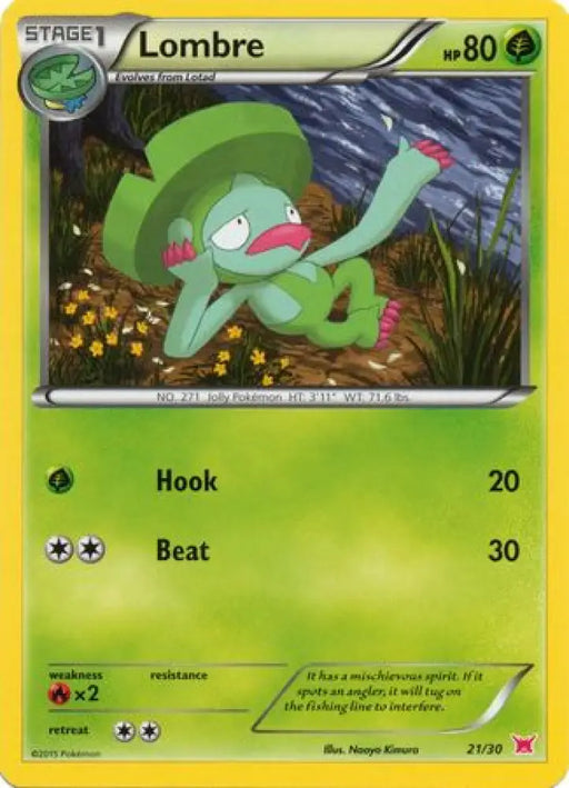 Lombre (21/30) [XY: Trainer Kit 2 - Latias] - Pokemon Single