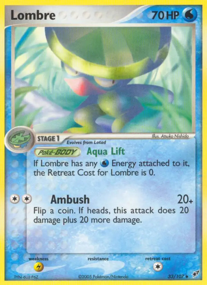 Lombre (33/107) [EX: Deoxys] - Pokemon Single