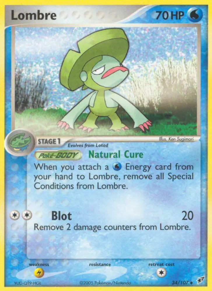 Lombre (34/107) [EX: Deoxys] - Pokemon Single