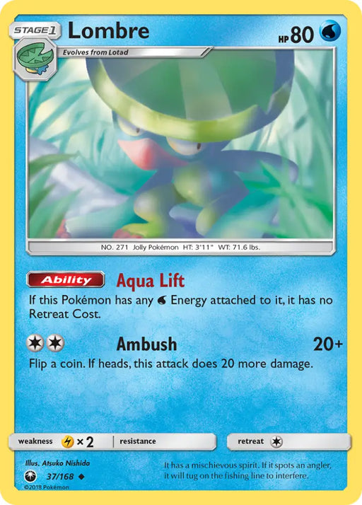 Lombre (37/168) [Sun & Moon: Celestial Storm] - Pokemon Single