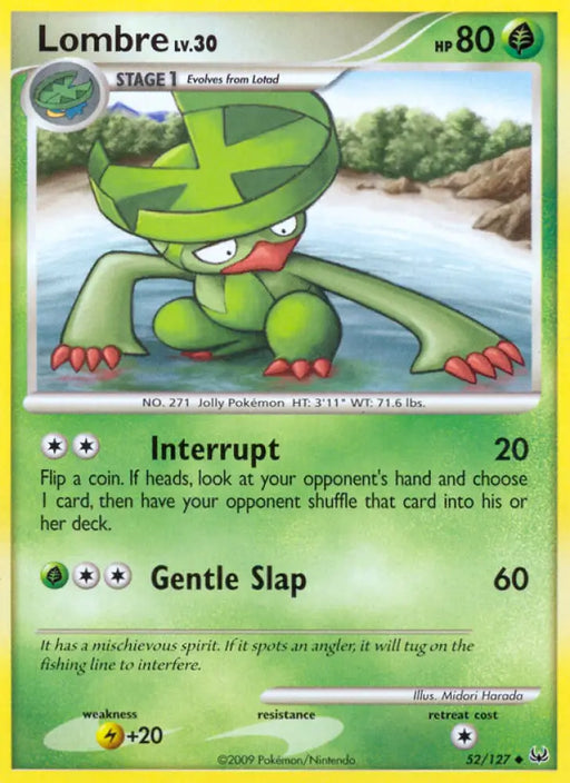 Lombre (52/127) [Platinum: Base Set] - Pokemon Single