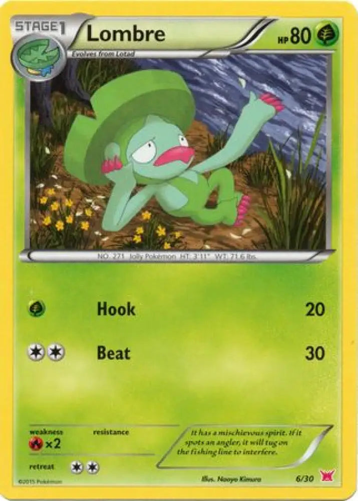 Lombre (6/30) [XY: Trainer Kit 2 - Latias] - Pokemon Single