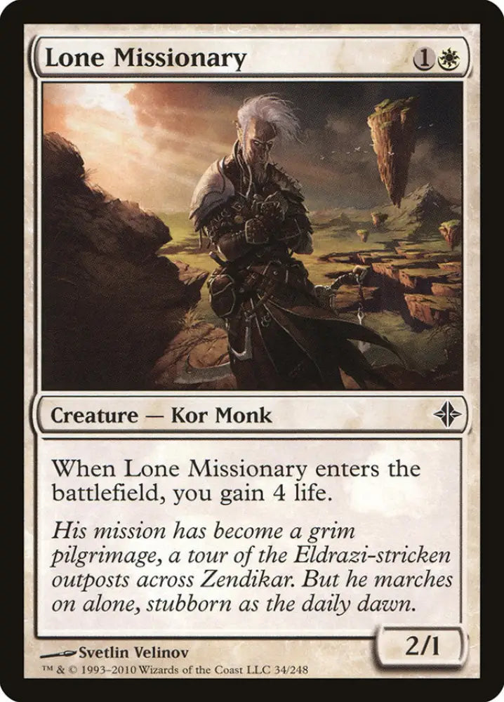 Lone Missionary [Rise of the Eldrazi] - MTG Single
