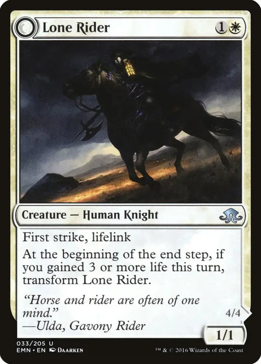 Lone Rider // It That Rides as One [Eldritch Moon] - MTG Single