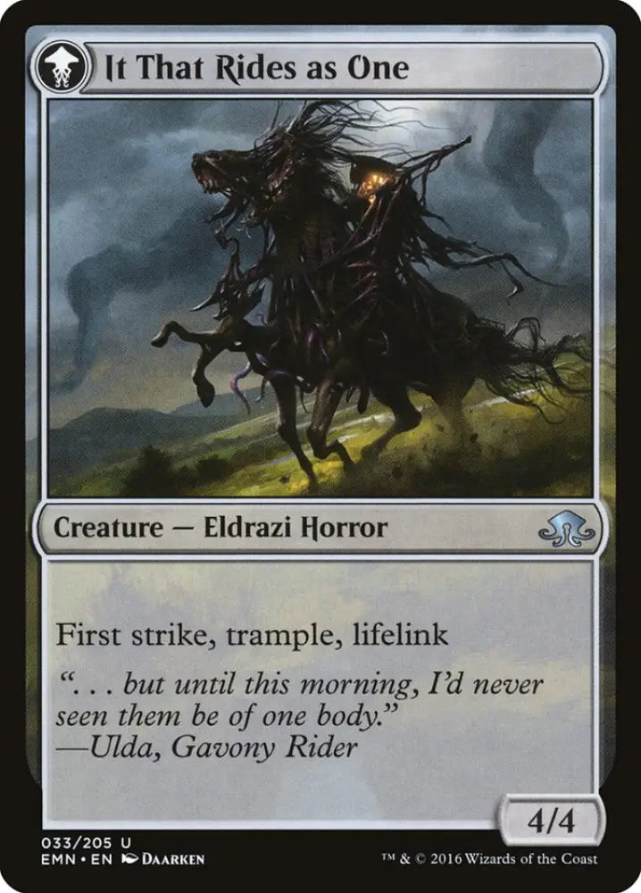 Lone Rider // It That Rides as One [Eldritch Moon] - MTG Single