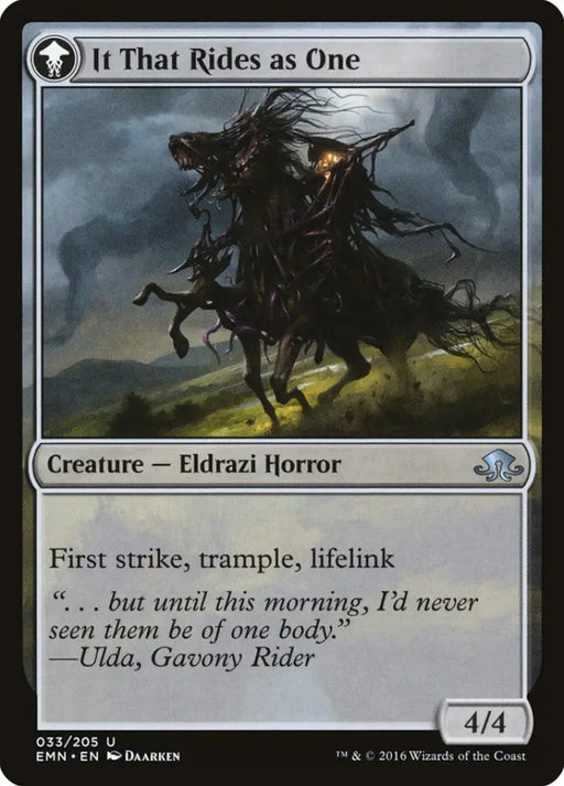 Lone Rider // It That Rides as One [Eldritch Moon] - MTG Single