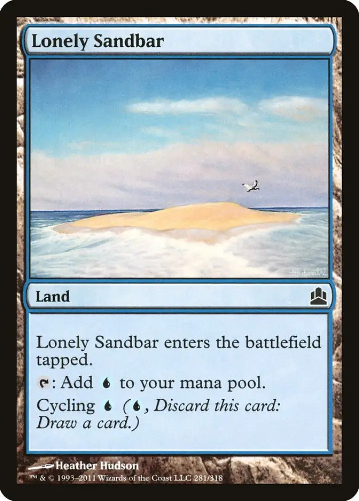 Lonely Sandbar [Commander 2011] - MTG Single
