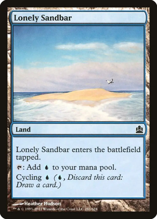 Lonely Sandbar [Commander 2011] - MTG Single