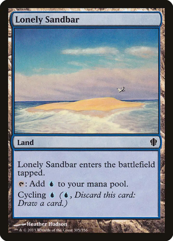 Lonely Sandbar [Commander 2013] - MTG Single