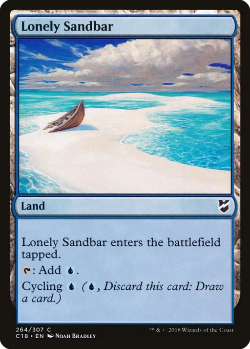 Lonely Sandbar [Commander 2018] - MTG Single